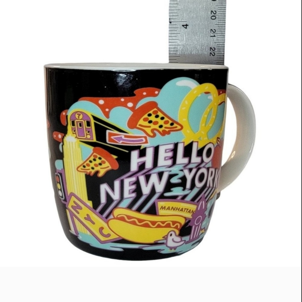 HELLO NEW YORK JAY JOSHUA PORCELAIN COFFEE CUP - Picture 7 of 7